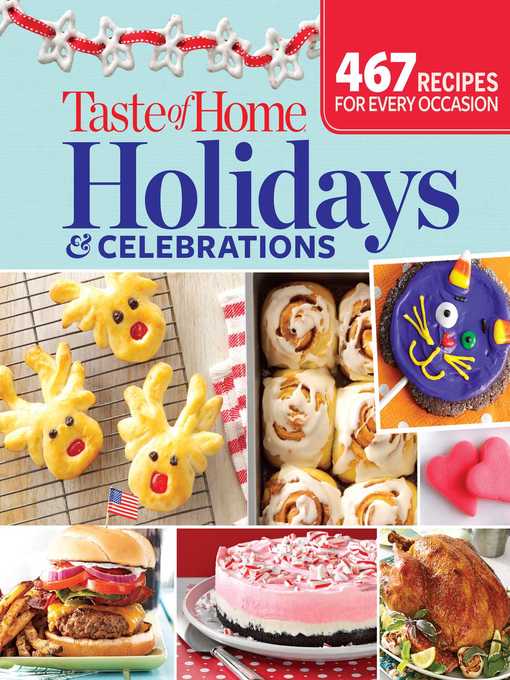 Title details for Taste of Home Holidays & Celebrations by Editors at Taste of Home - Wait list